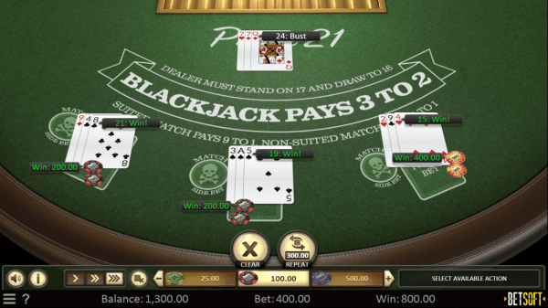Pirate 21 Blackjack Variantı Betsoft E
