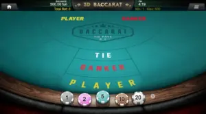 3D Baccarat Iron Dog Studios